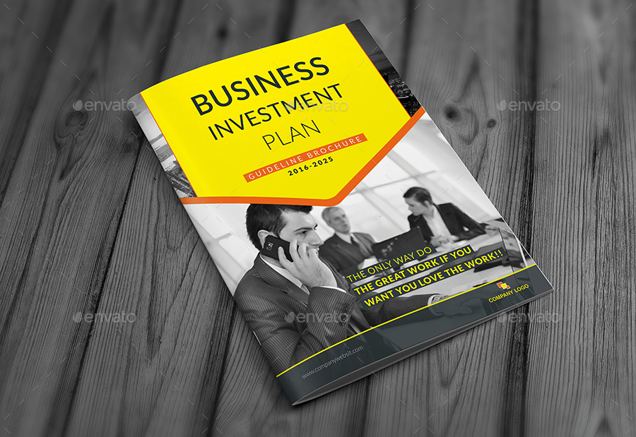 Business Investment Plan Brochure Template by AlMamun GraphicRiver